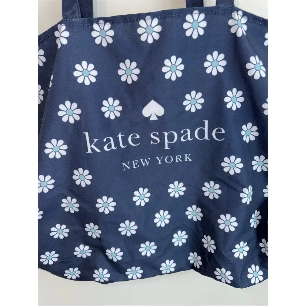 Kate Spade Navy Blue Daisy Large Tote Bag